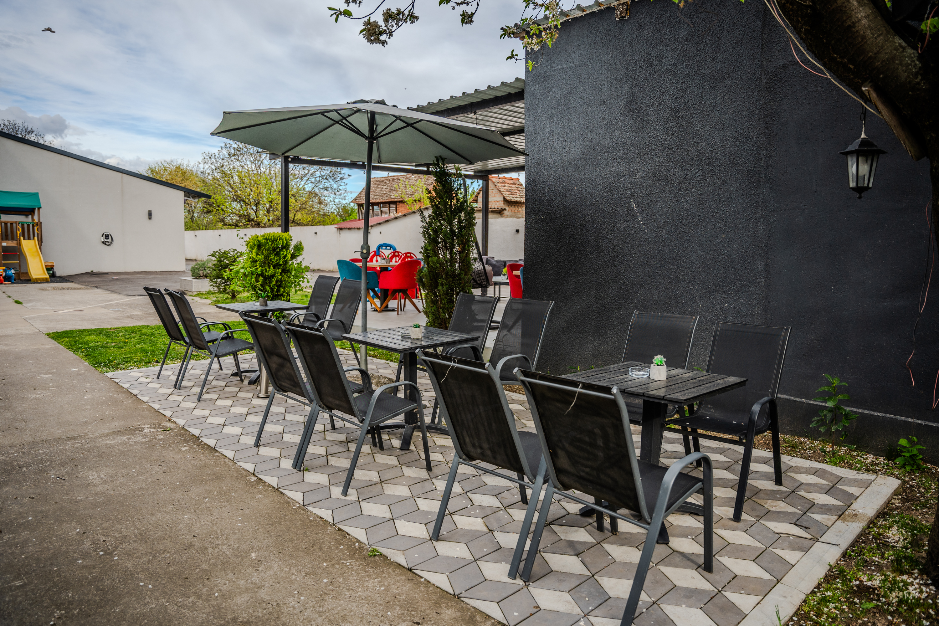 Terrasse und Essbereich im Freien